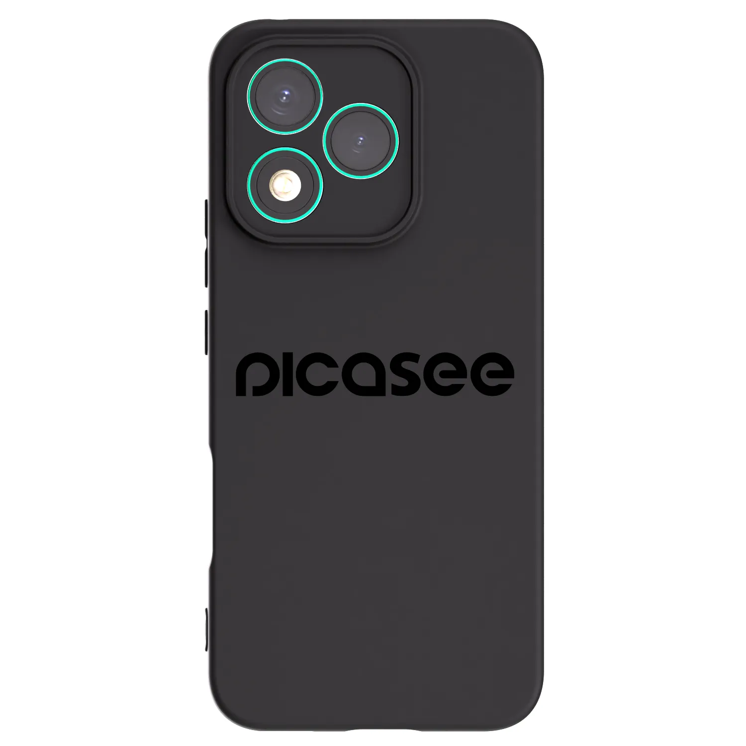 Picasee fekete szilikon tok az alábbi mobiltelefonokra Honor 400 Lite 5G - Picasee - new logo - black