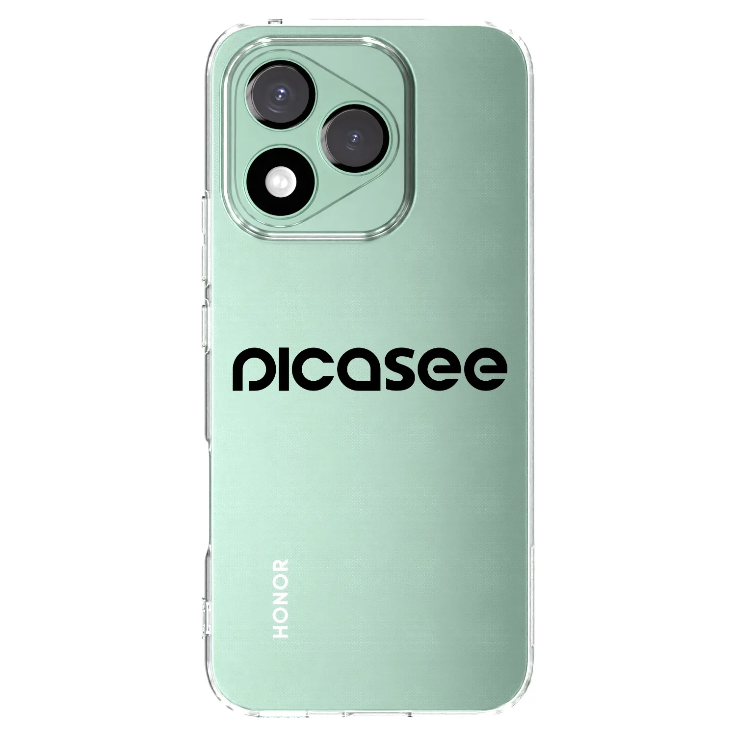 Picasee átlátszó szilikon tok az alábbi mobiltelefonokra Honor 400 Lite 5G - Picasee - new logo - black