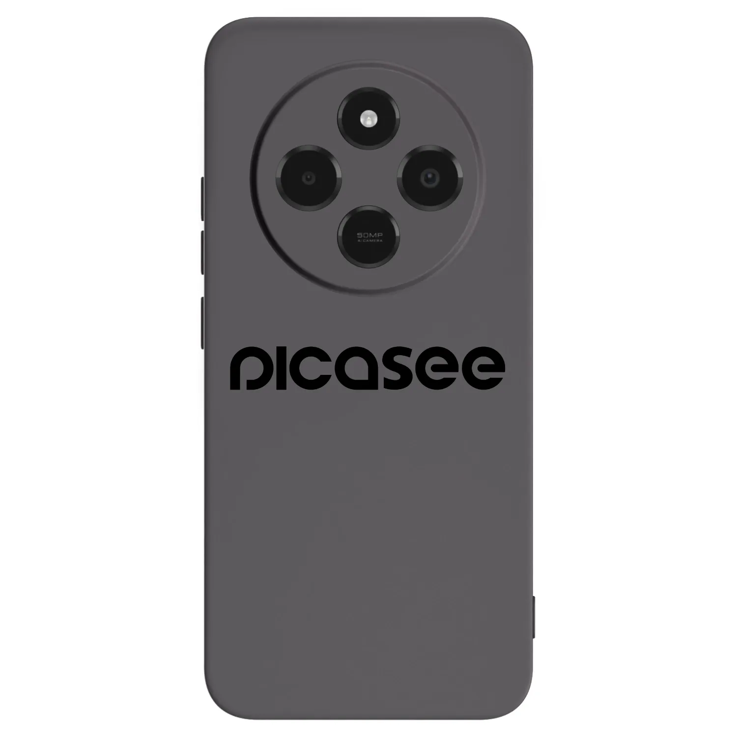 Picasee fekete szilikon tok az alábbi mobiltelefonokra Xiaomi Poco C75 - Picasee - new logo - black