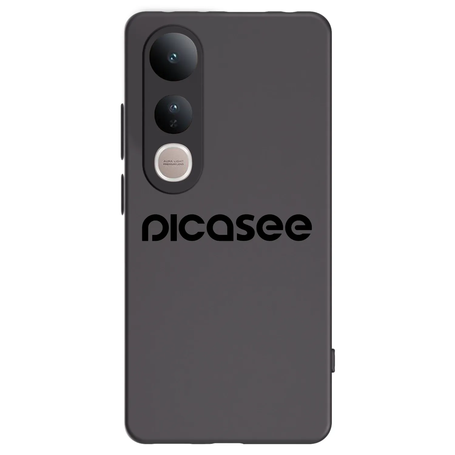 Picasee fekete szilikon tok az alábbi mobiltelefonokra Vivo V50 Lite 5G - Picasee - new logo - black