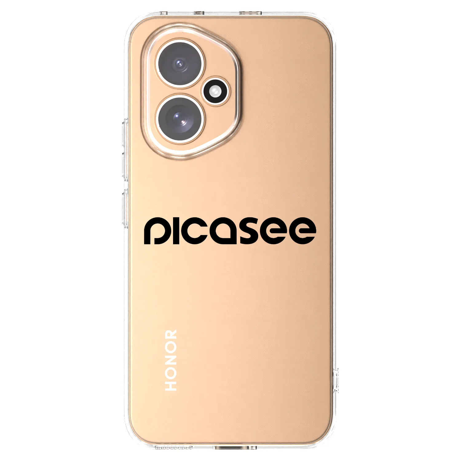 Picasee átlátszó szilikon tok az alábbi mobiltelefonokra Honor 400 5G - Picasee - new logo - black