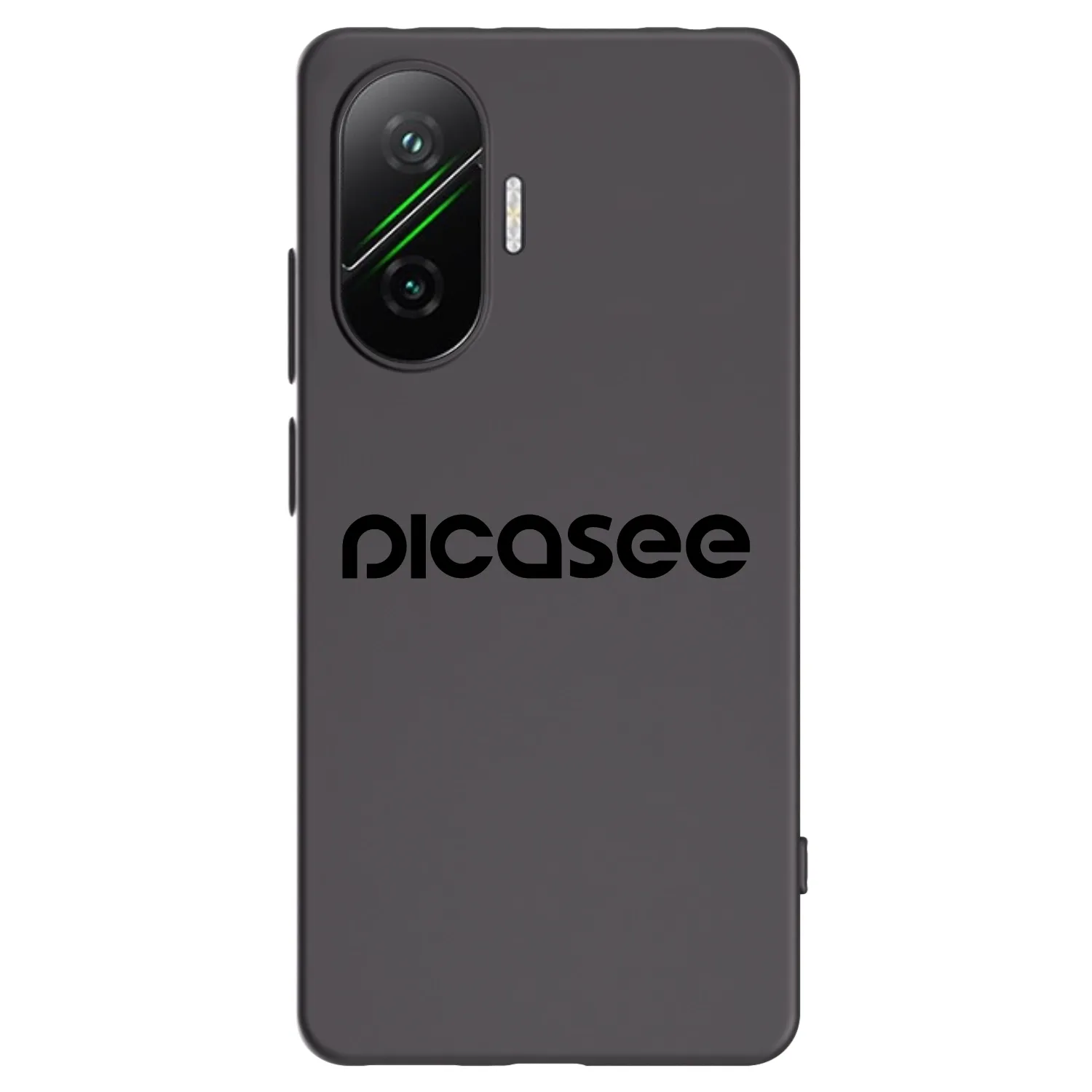 Picasee fekete szilikon tok az alábbi mobiltelefonokra Xiaomi Poco F7 5G - Picasee - new logo - black