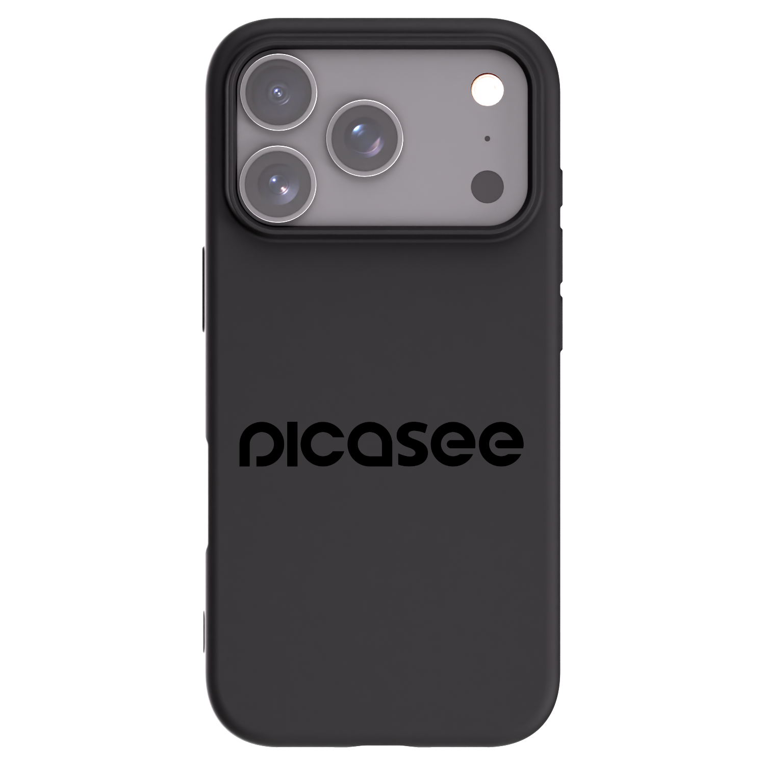 Picasee fekete szilikon tok az alábbi mobiltelefonokra Apple iPhone 17 Pro - Picasee - new logo - black