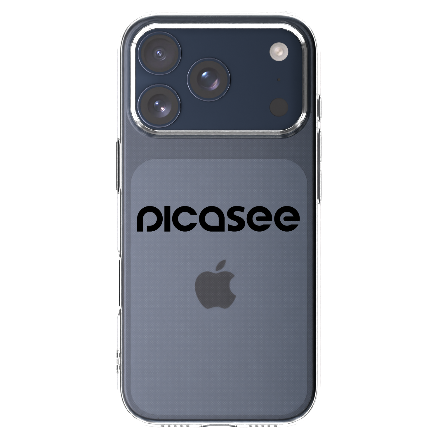 Picasee átlátszó szilikon tok az alábbi mobiltelefonokra Apple iPhone 17 Pro - Picasee - new logo - black