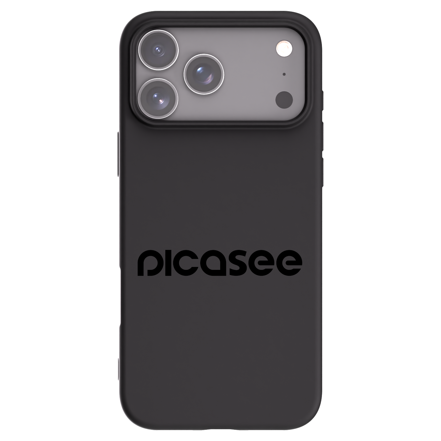 Picasee fekete szilikon tok az alábbi mobiltelefonokra Apple iPhone 17 Pro Max - Picasee - new logo - black