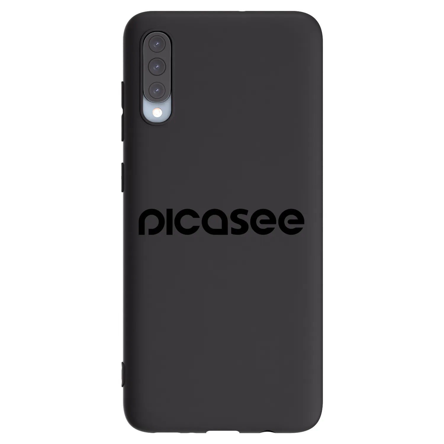 Picasee fekete szilikon tok az alábbi mobiltelefonokra Samsung Galaxy A70 A705F - Picasee - new logo - black