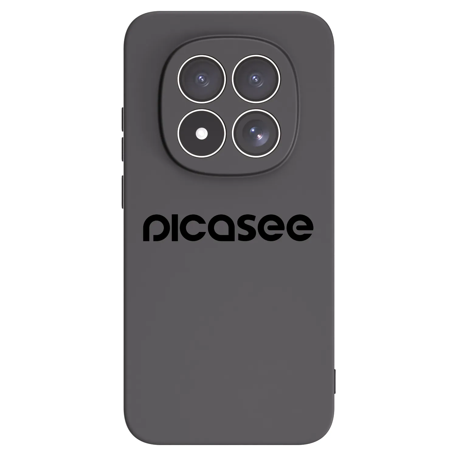 Picasee fekete szilikon tok az alábbi mobiltelefonokra Xiaomi Redmi Note 15 Pro 4G - Picasee - new logo - black