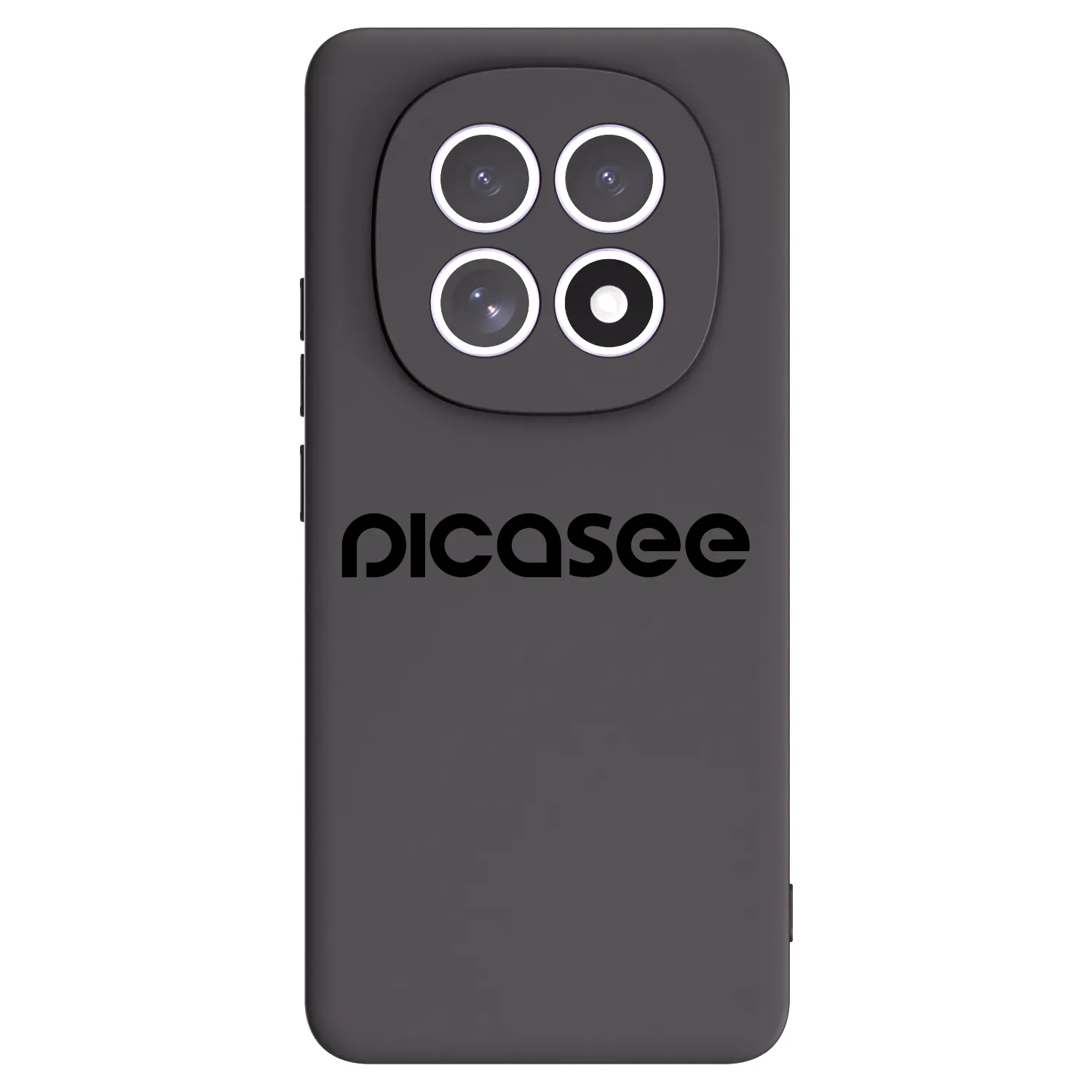 Picasee fekete szilikon tok az alábbi mobiltelefonokra Xiaomi Redmi Note 15 - Picasee - new logo - black