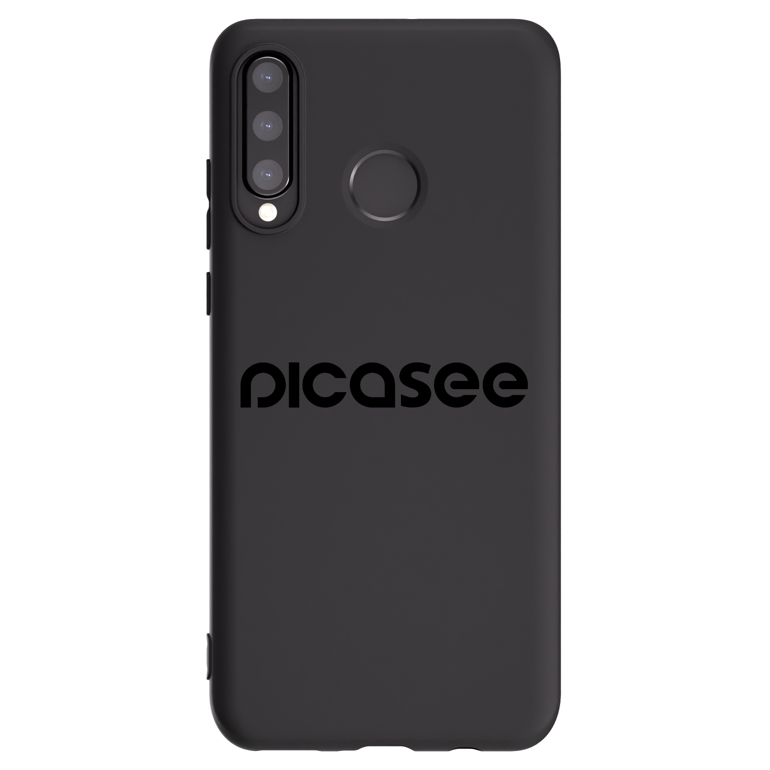 Picasee fekete szilikon tok az alábbi mobiltelefonokra Huawei P30 Lite - Picasee - new logo - black