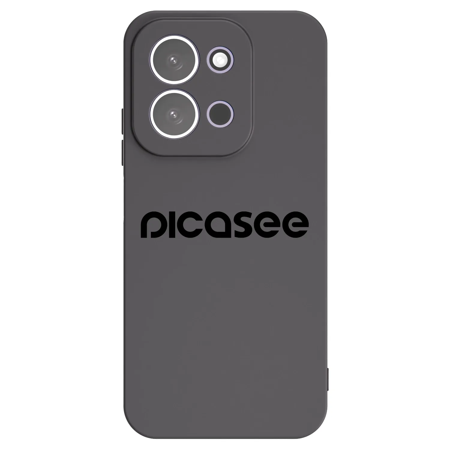 Picasee fekete szilikon tok az alábbi mobiltelefonokra Xiaomi Redmi 15C 5G - Picasee - new logo - black