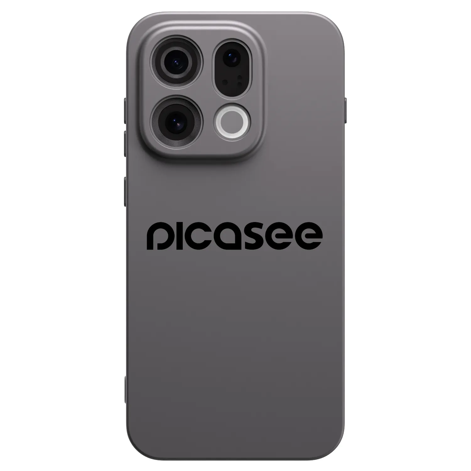 Picasee fekete szilikon tok az alábbi mobiltelefonokra OPPO Find X9 - Picasee - new logo - black