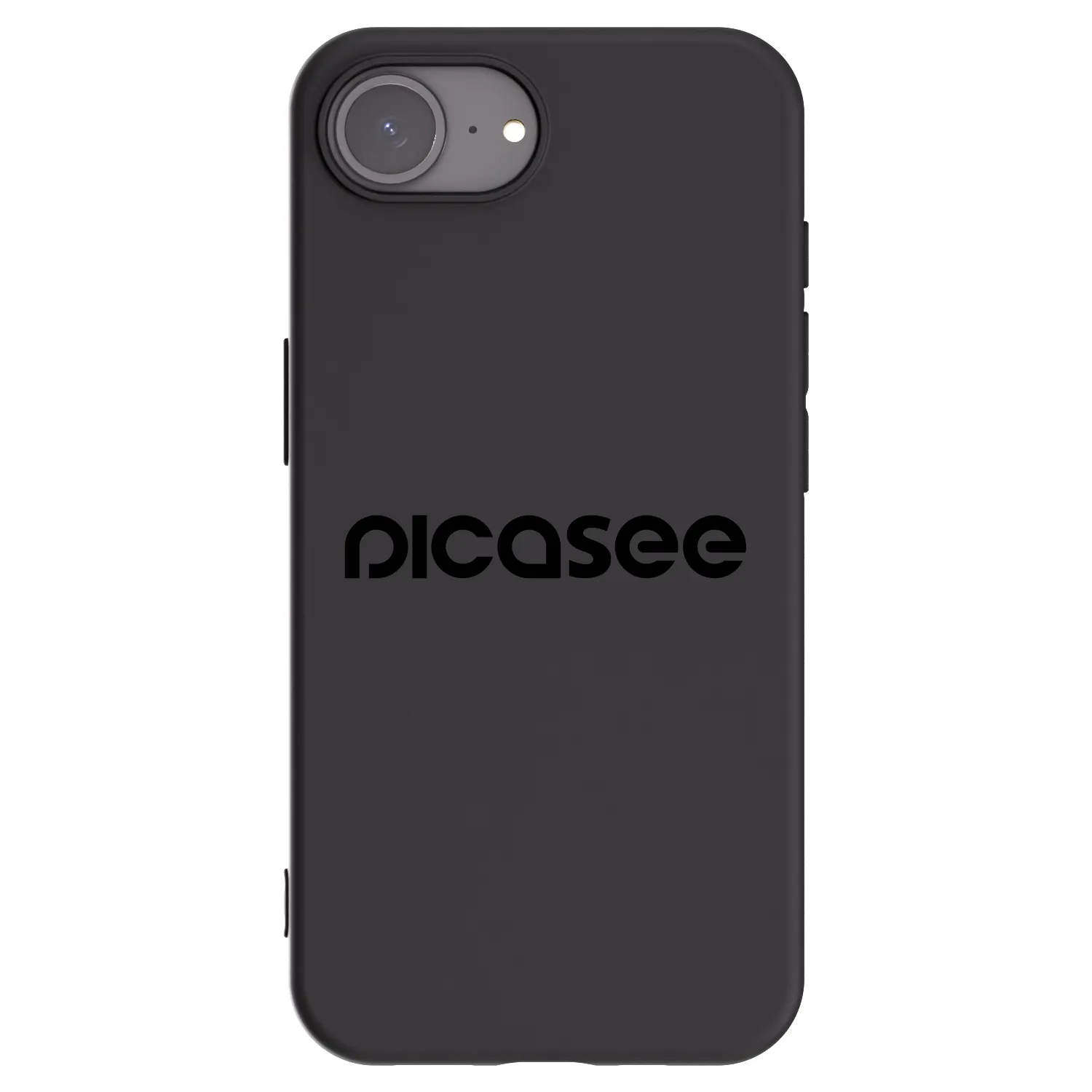 Picasee fekete szilikon tok az alábbi mobiltelefonokra Apple iPhone 17e - Picasee - new logo - black