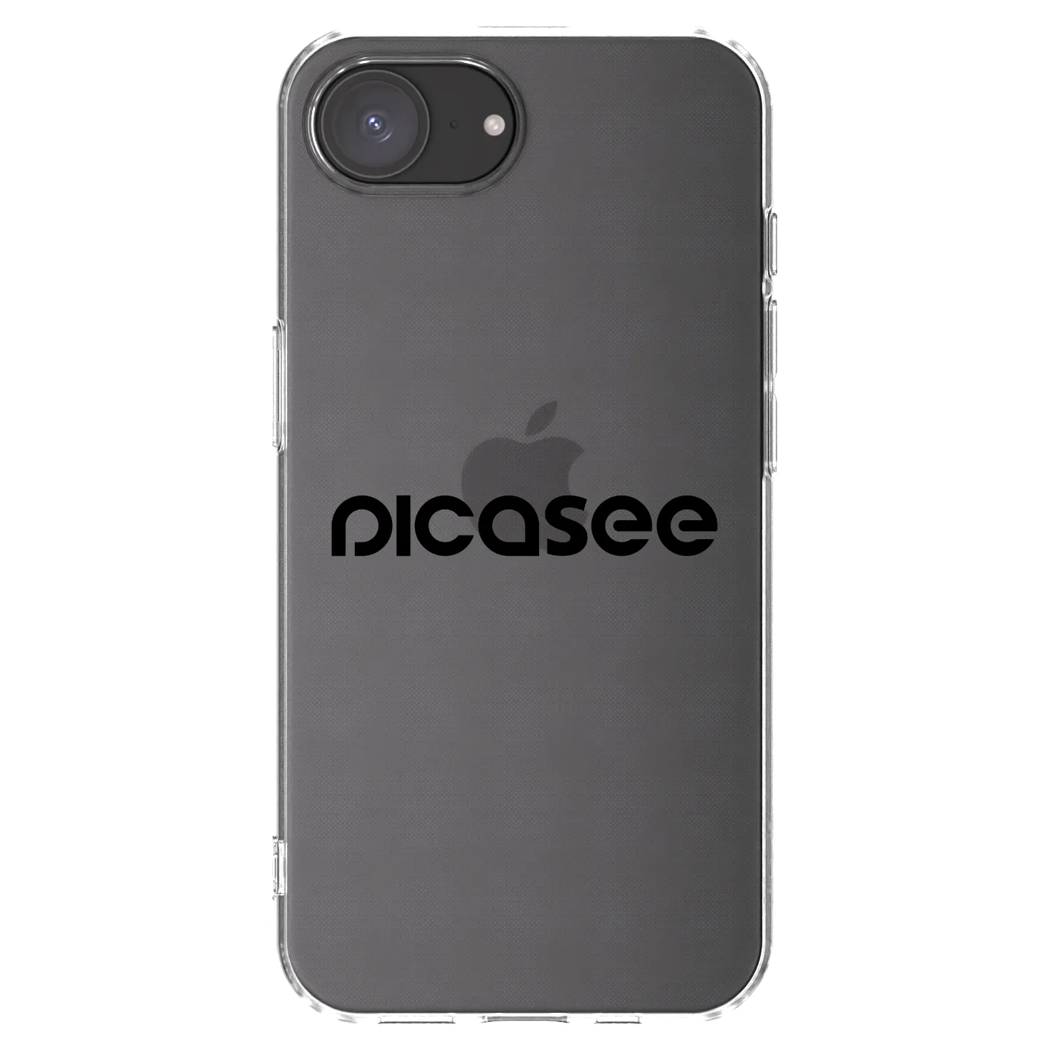 Picasee átlátszó szilikon tok az alábbi mobiltelefonokra Apple iPhone 17e - Picasee - new logo - black