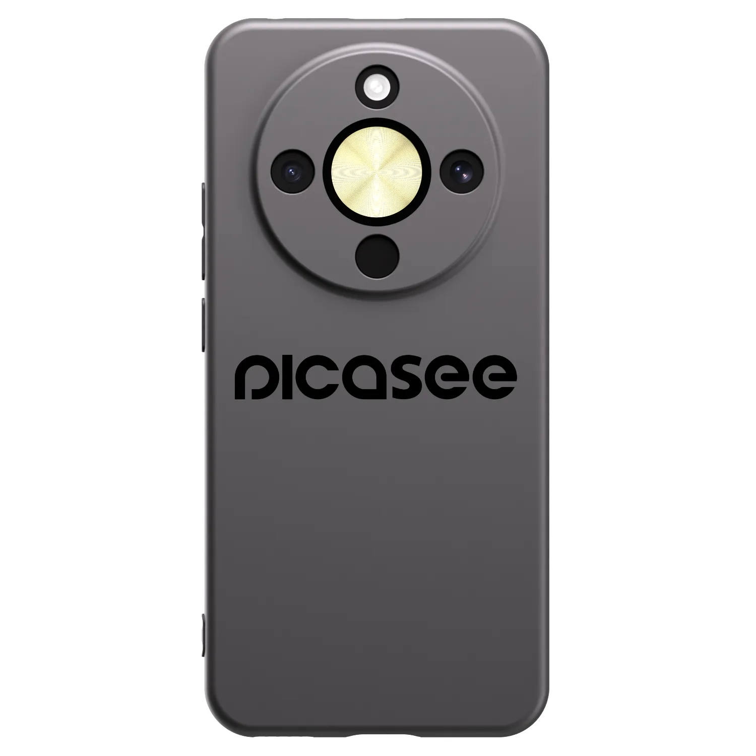 Picasee fekete szilikon tok az alábbi mobiltelefonokra Honor Magic8 Lite 5G - Picasee - new logo - black