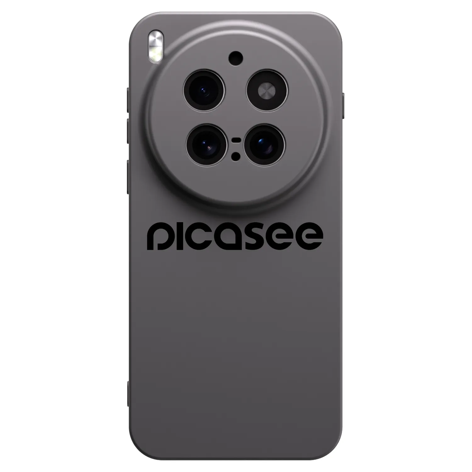 Picasee fekete szilikon tok az alábbi mobiltelefonokra Vivo X300 Pro - Picasee - new logo - black