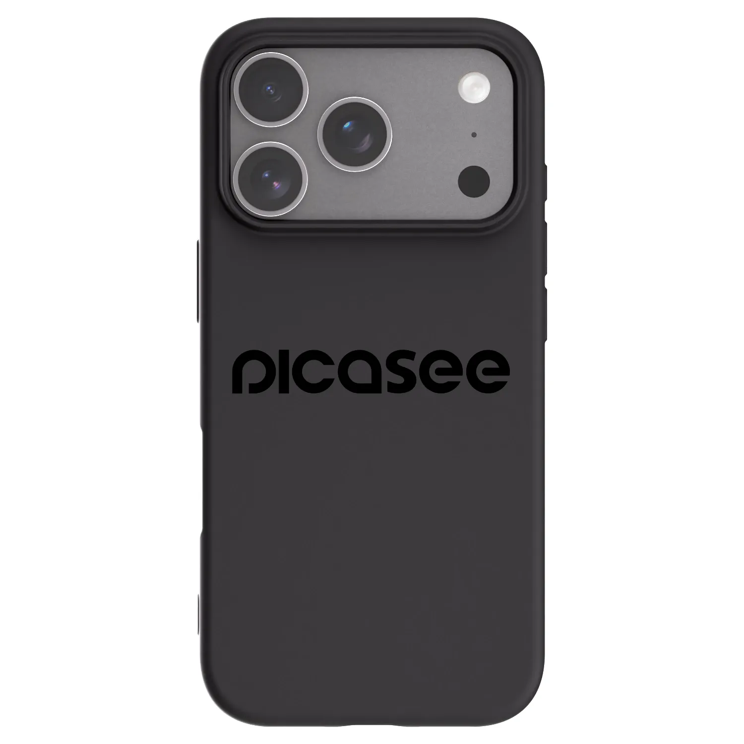 Picasee fekete szilikon tok az alábbi mobiltelefonokra Apple iPhone 18 Pro - Picasee - new logo - black