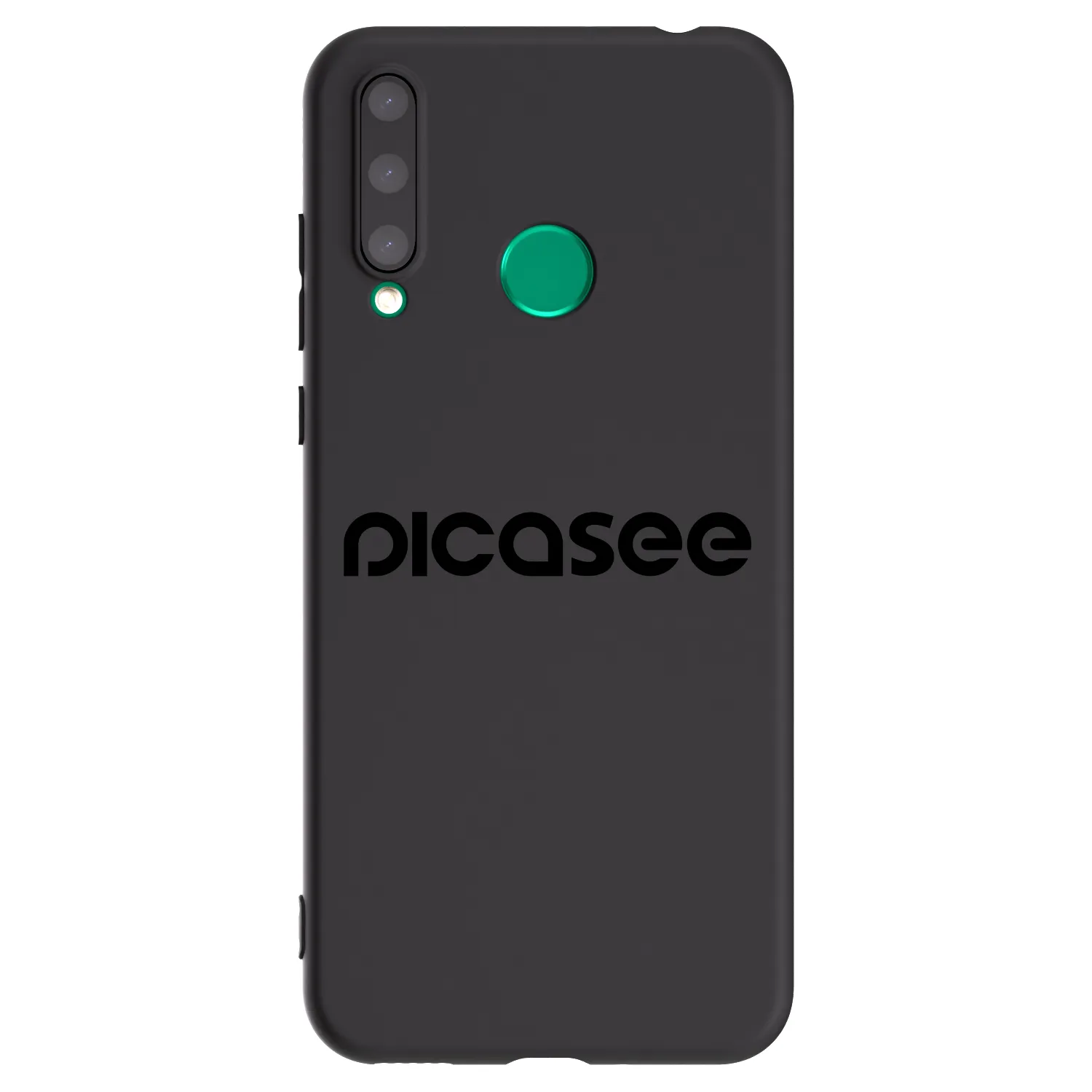Picasee fekete szilikon tok az alábbi mobiltelefonokra Honor 20 Lite - Picasee - new logo - black