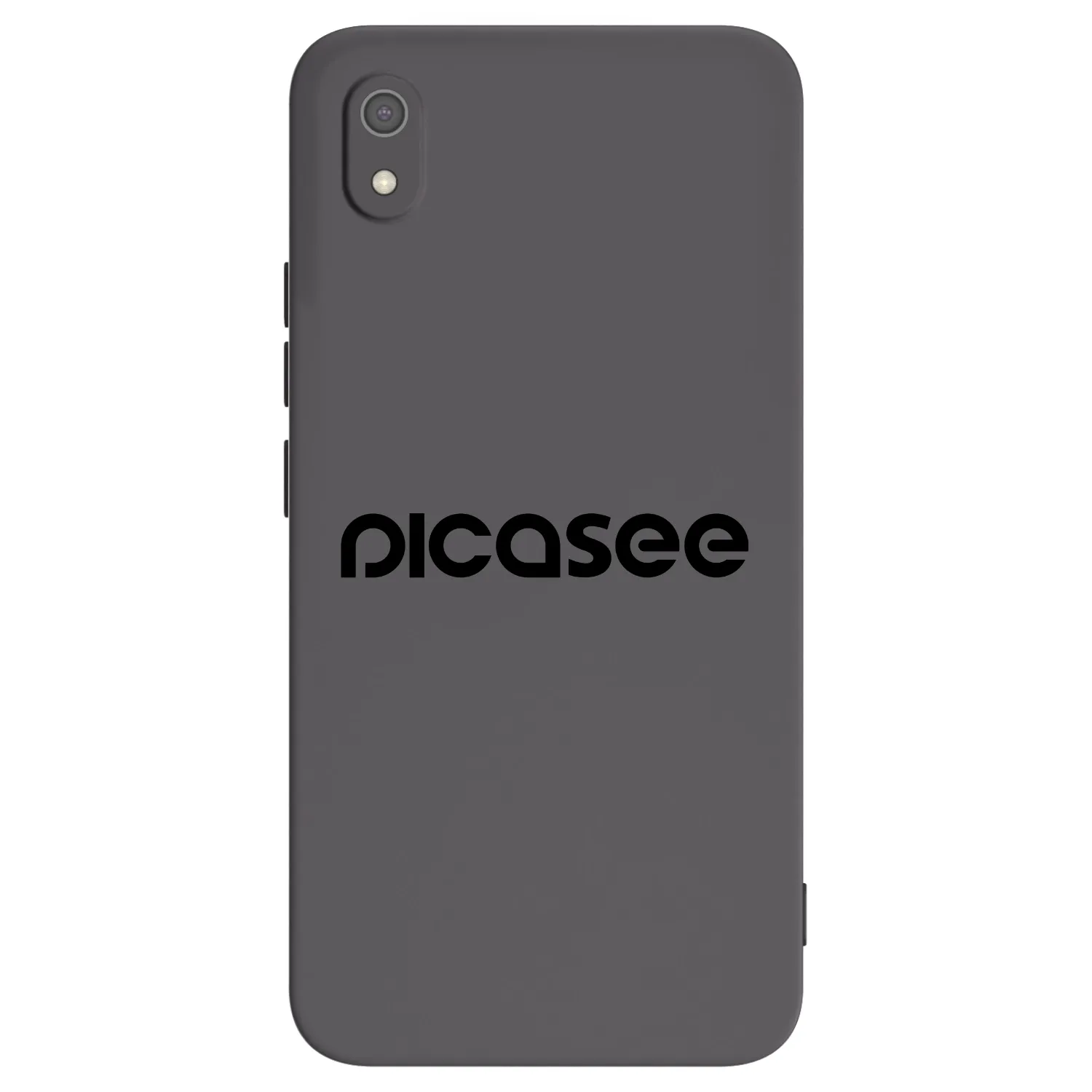 Picasee fekete szilikon tok az alábbi mobiltelefonokra Xiaomi Redmi 7A - Picasee - new logo - black