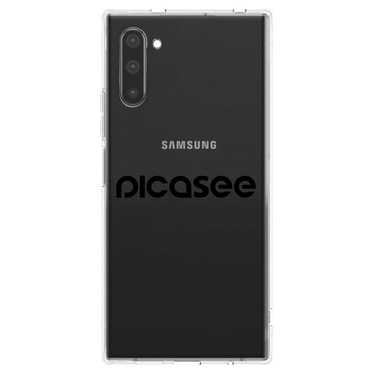 Picasee átlátszó szilikon tok az alábbi mobiltelefonokra Samsung Galaxy Note 10 N970F - Picasee - new logo - black