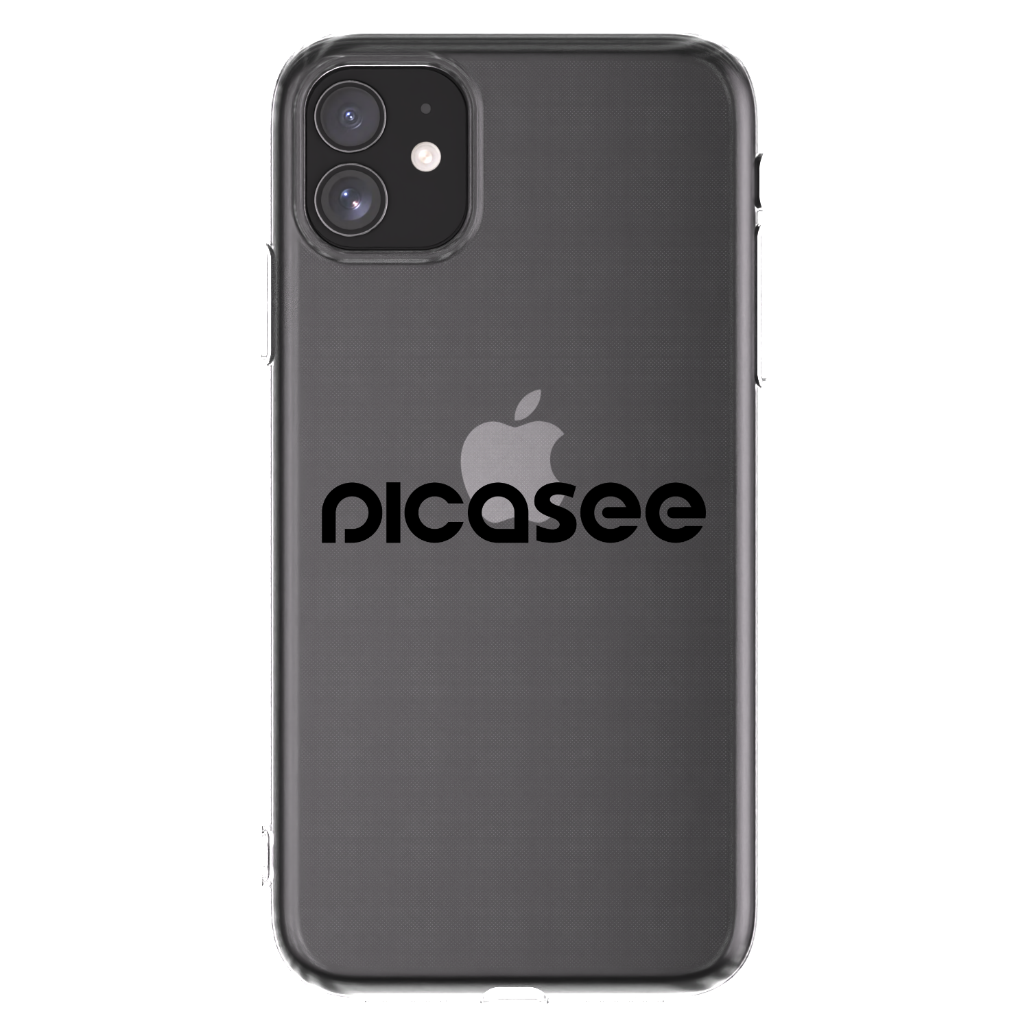 Picasee átlátszó szilikon tok az alábbi mobiltelefonokra Apple iPhone 11 - Picasee - new logo - black