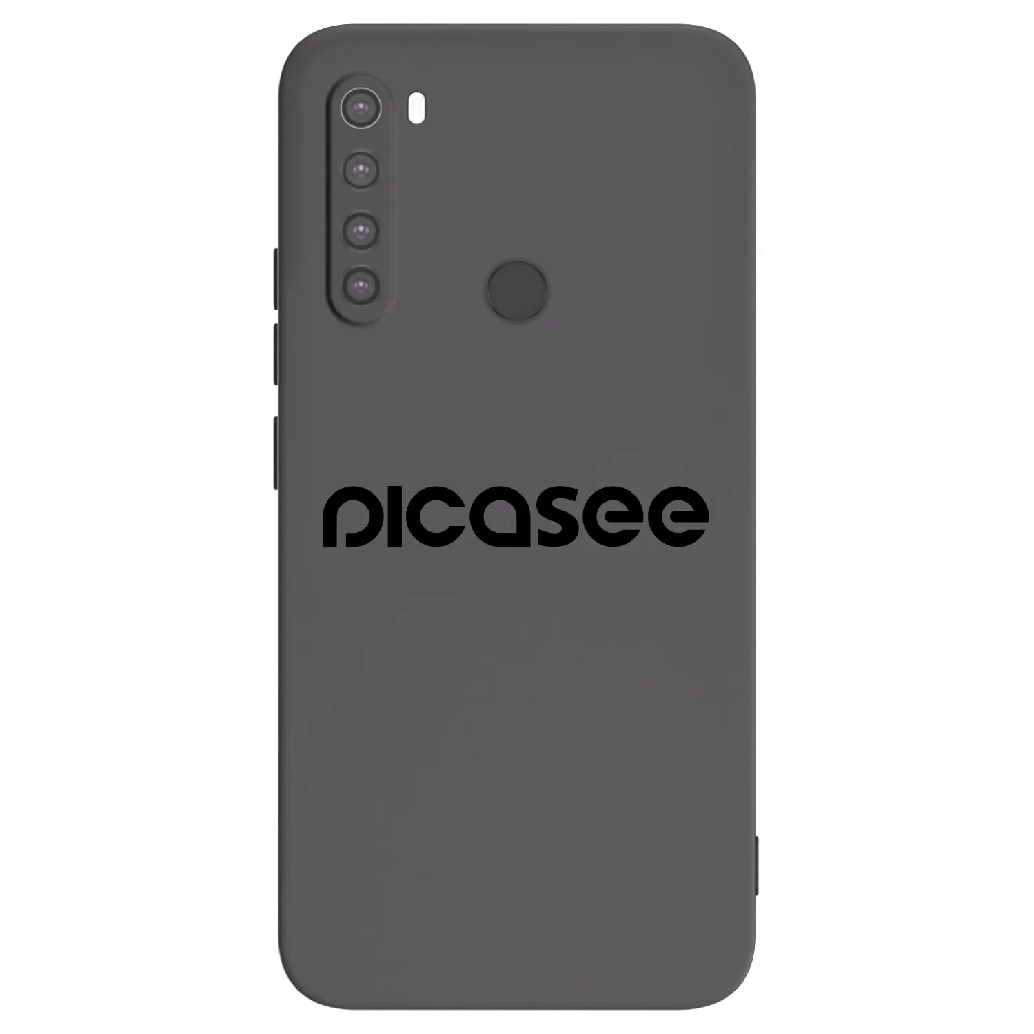 Picasee fekete szilikon tok az alábbi mobiltelefonokra Xiaomi Redmi Note 8 - Picasee - new logo - black