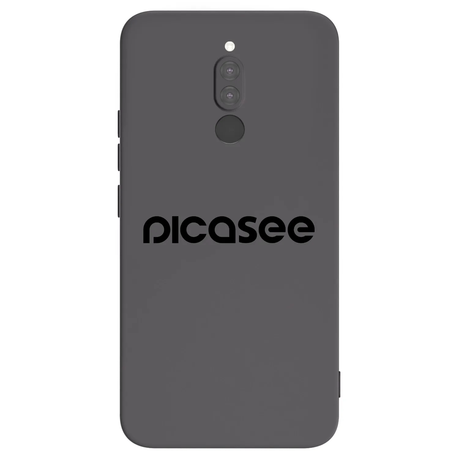 Picasee fekete szilikon tok az alábbi mobiltelefonokra Xiaomi Redmi 8 - Picasee - new logo - black
