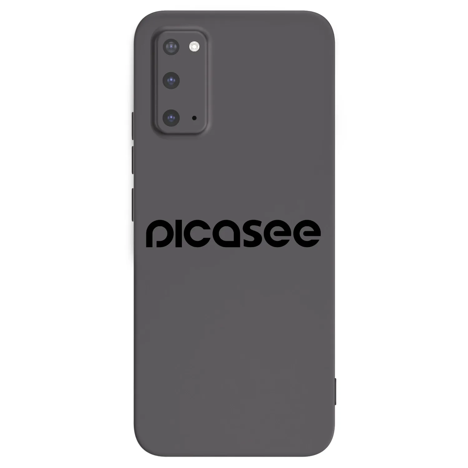 Picasee fekete szilikon tok az alábbi mobiltelefonokra Samsung Galaxy S20 G980F - Picasee - new logo - black