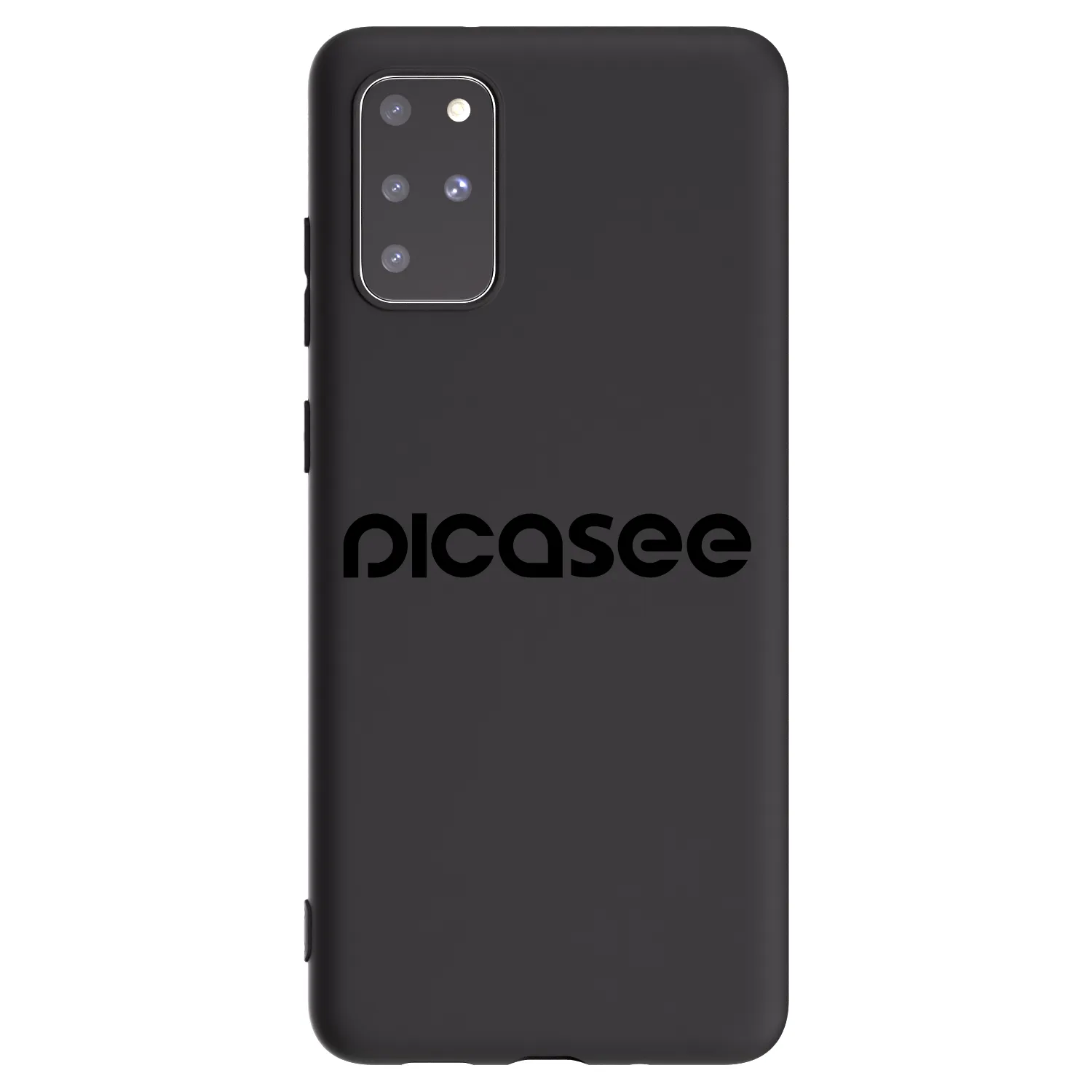Picasee fekete szilikon tok az alábbi mobiltelefonokra Samsung Galaxy S20+ G985F - Picasee - new logo - black