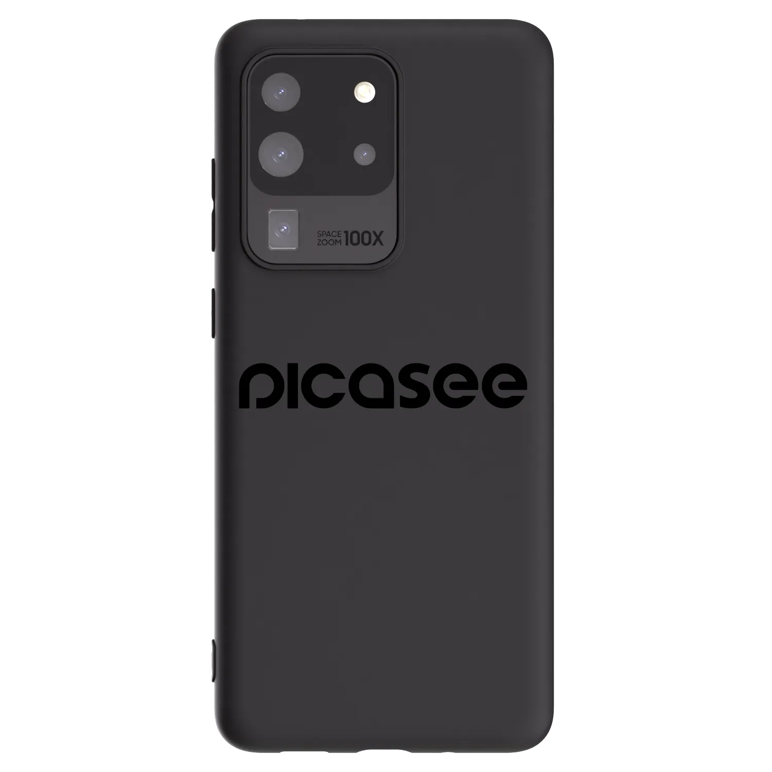 Picasee fekete szilikon tok az alábbi mobiltelefonokra Samsung Galaxy S20 Ultra 5G G988F - Picasee - new logo - black