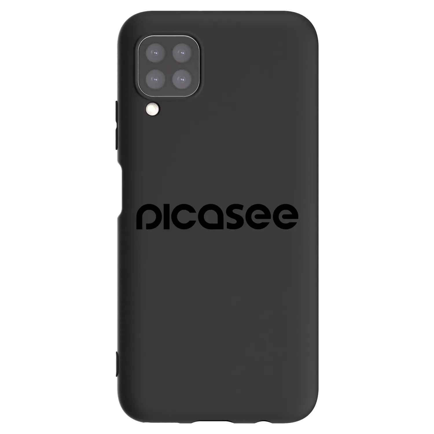 Picasee fekete szilikon tok az alábbi mobiltelefonokra Huawei P40 Lite - Picasee - new logo - black