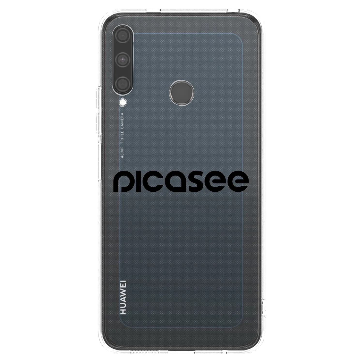 Picasee átlátszó szilikon tok az alábbi mobiltelefonokra Huawei P40 Lite E - Picasee - new logo - black