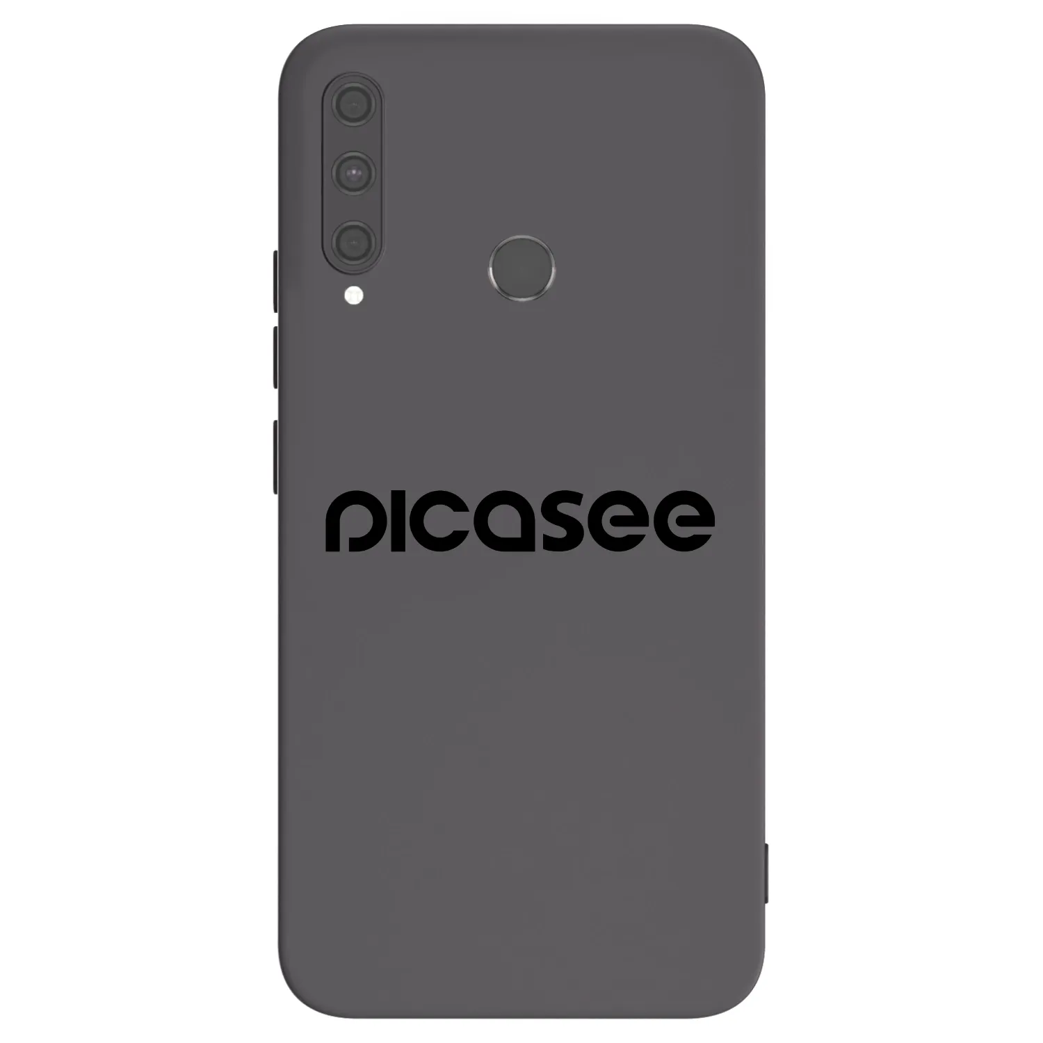 Picasee fekete szilikon tok az alábbi mobiltelefonokra Huawei P40 Lite E - Picasee - new logo - black