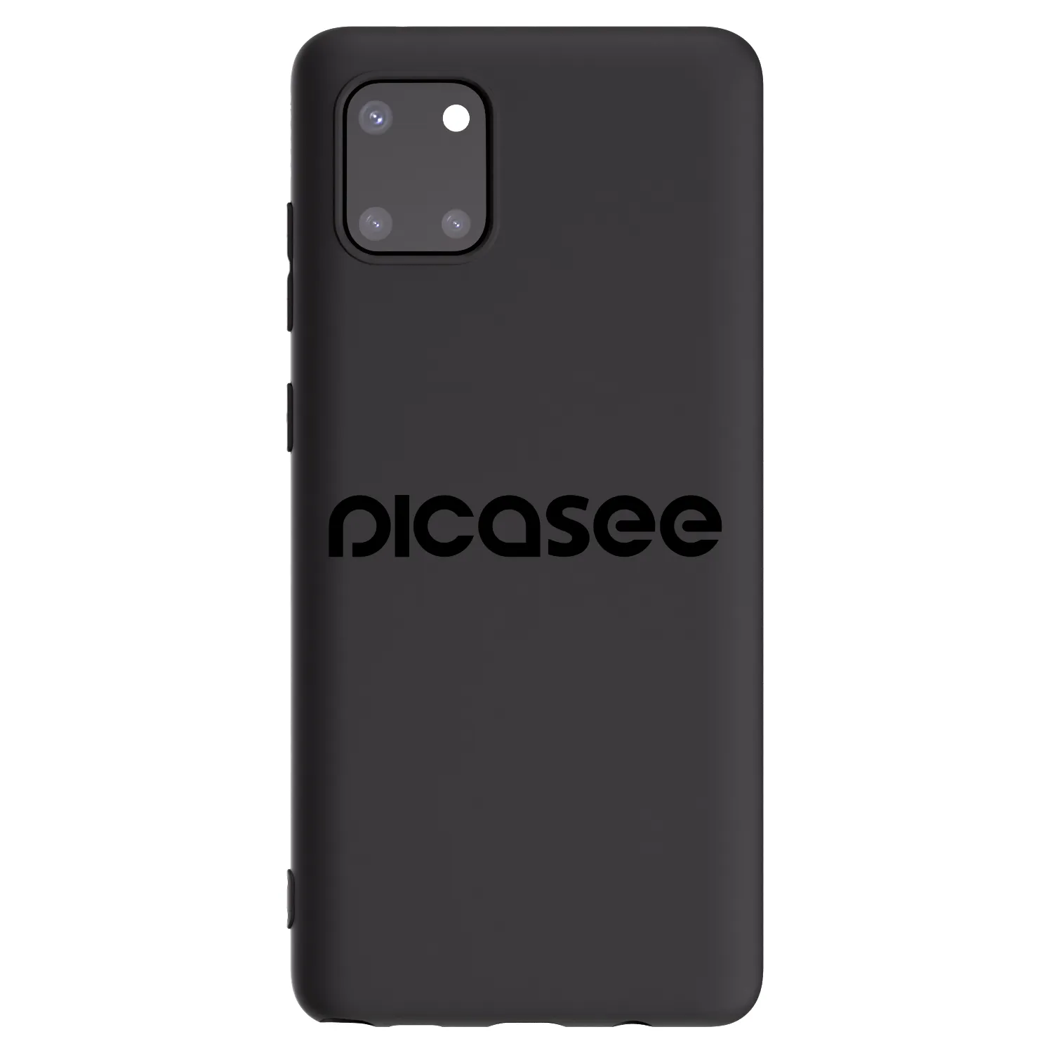 Picasee fekete szilikon tok az alábbi mobiltelefonokra Samsung Galaxy Note 10 Lite N770F - Picasee - new logo - black