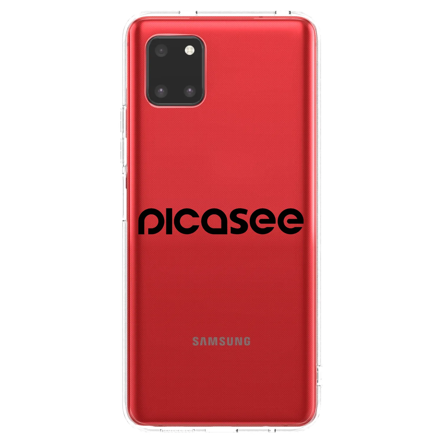 Picasee átlátszó szilikon tok az alábbi mobiltelefonokra Samsung Galaxy Note 10 Lite N770F - Picasee - new logo - black