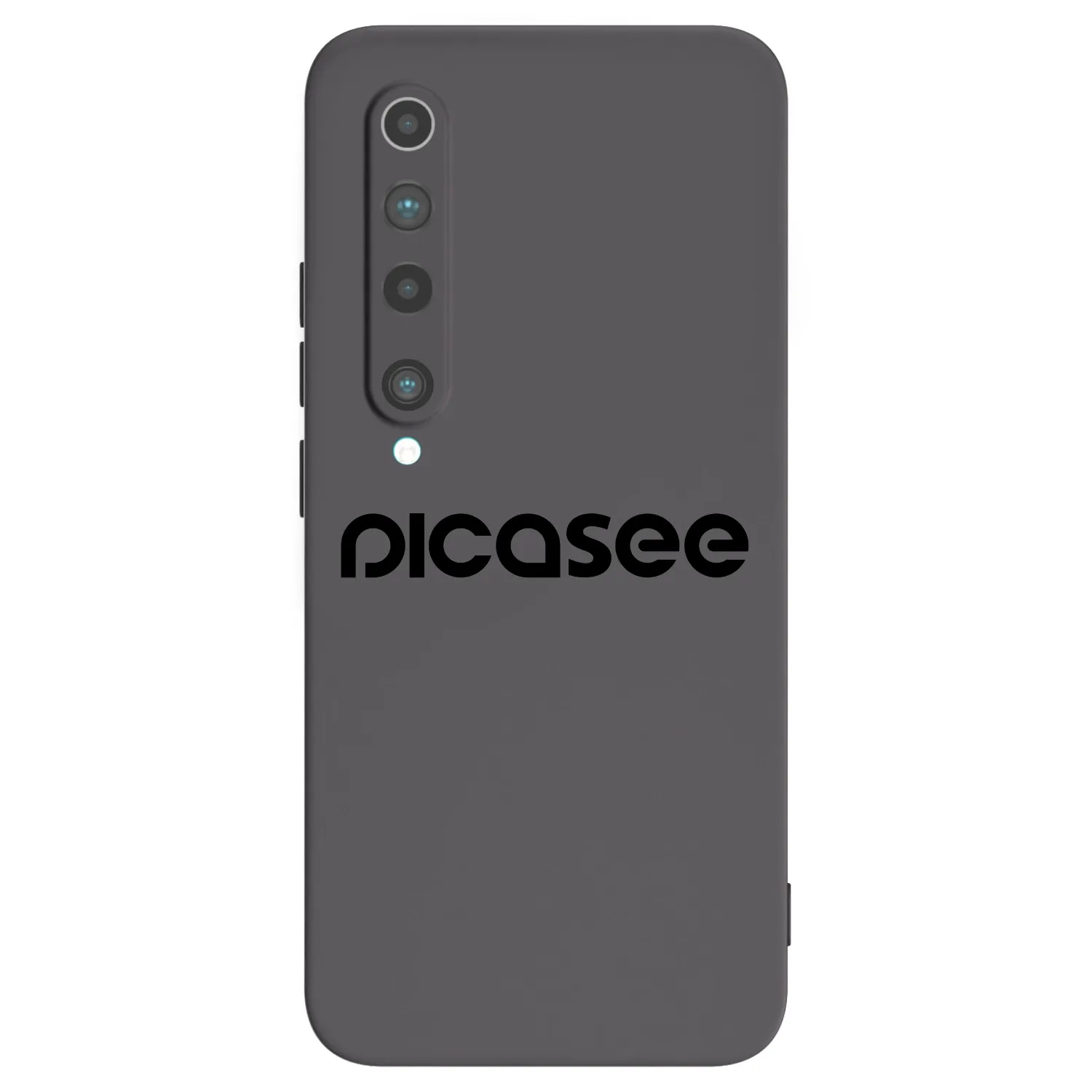Picasee fekete szilikon tok az alábbi mobiltelefonokra Xiaomi Mi 10 - Picasee - new logo - black