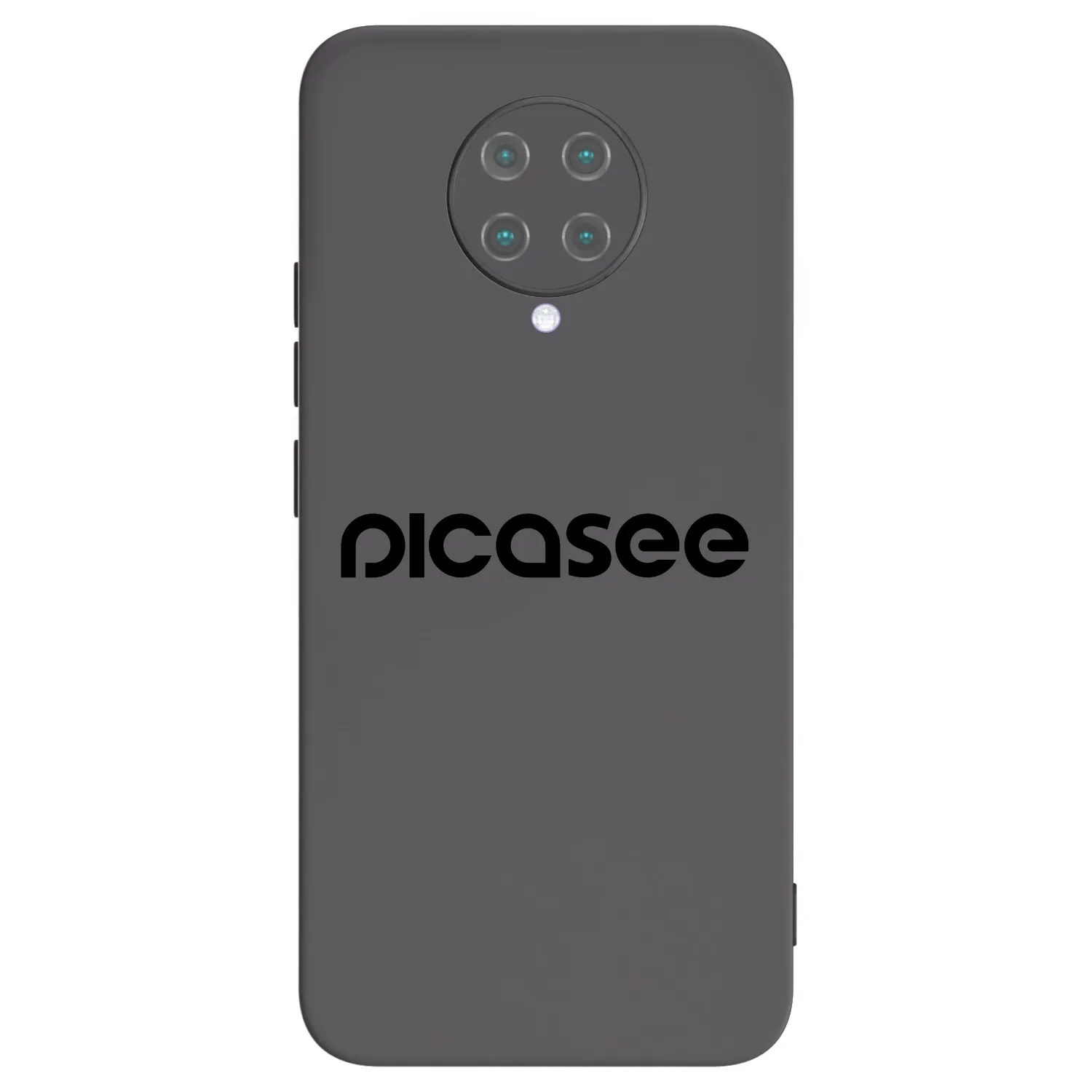 Picasee fekete szilikon tok az alábbi mobiltelefonokra Xiaomi Poco F2 Pro - Picasee - new logo - black
