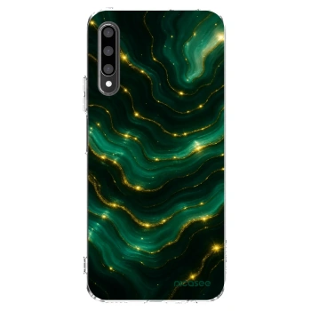 Picasee átlátszó szilikon tok az alábbi mobiltelefonokra Honor 9X Pro - Emerald