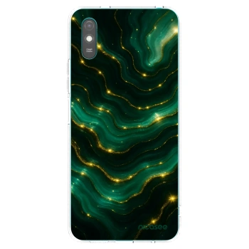 Picasee átlátszó szilikon tok az alábbi mobiltelefonokra Xiaomi Redmi 9A - Emerald