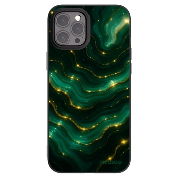 Picasee fekete szilikon tok az alábbi mobiltelefonokra Apple iPhone 12 Pro Max - Emerald