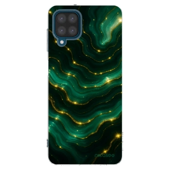 Picasee átlátszó szilikon tok az alábbi mobiltelefonokra Samsung Galaxy A12 A125F - Emerald