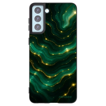 Picasee fekete szilikon tok az alábbi mobiltelefonokra Samsung Galaxy S21+ 5G G996F - Emerald