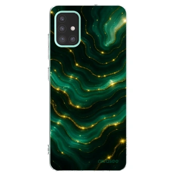 Picasee átlátszó szilikon tok az alábbi mobiltelefonokra Samsung Galaxy M31s - Emerald