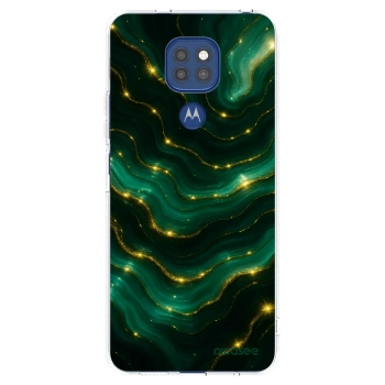 Picasee átlátszó szilikon tok az alábbi mobiltelefonokra Motorola Moto G9 Play - Emerald