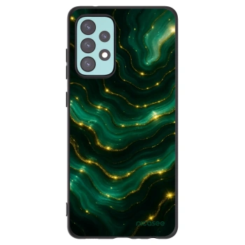Picasee fekete szilikon tok az alábbi mobiltelefonokra Samsung Galaxy A72 A725F - Emerald