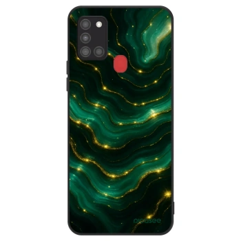 Szilikon tok erre a típusra Samsung Galaxy A21s - Emerald