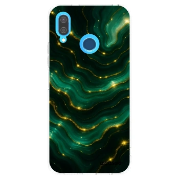 Picasee átlátszó szilikon tok az alábbi mobiltelefonokra Huawei P20 Lite - Emerald