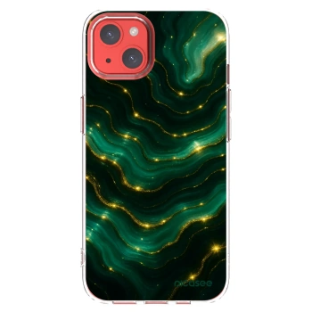 Picasee átlátszó szilikon tok az alábbi mobiltelefonokra Apple iPhone 13 - Emerald