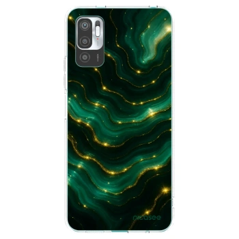 Picasee átlátszó szilikon tok az alábbi mobiltelefonokra Xiaomi Redmi Note 10 5G - Emerald