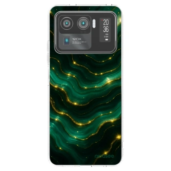 Picasee átlátszó szilikon tok az alábbi mobiltelefonokra Xiaomi Mi 11 Ultra - Emerald