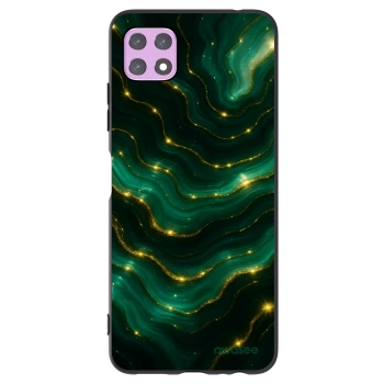 Picasee fekete szilikon tok az alábbi mobiltelefonokra Samsung Galaxy A22 A226B 5G - Emerald